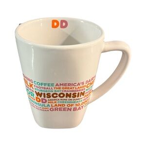 Dunkin' Donuts Wisconsin Midwest Large Coffee Mug 2016 EUC